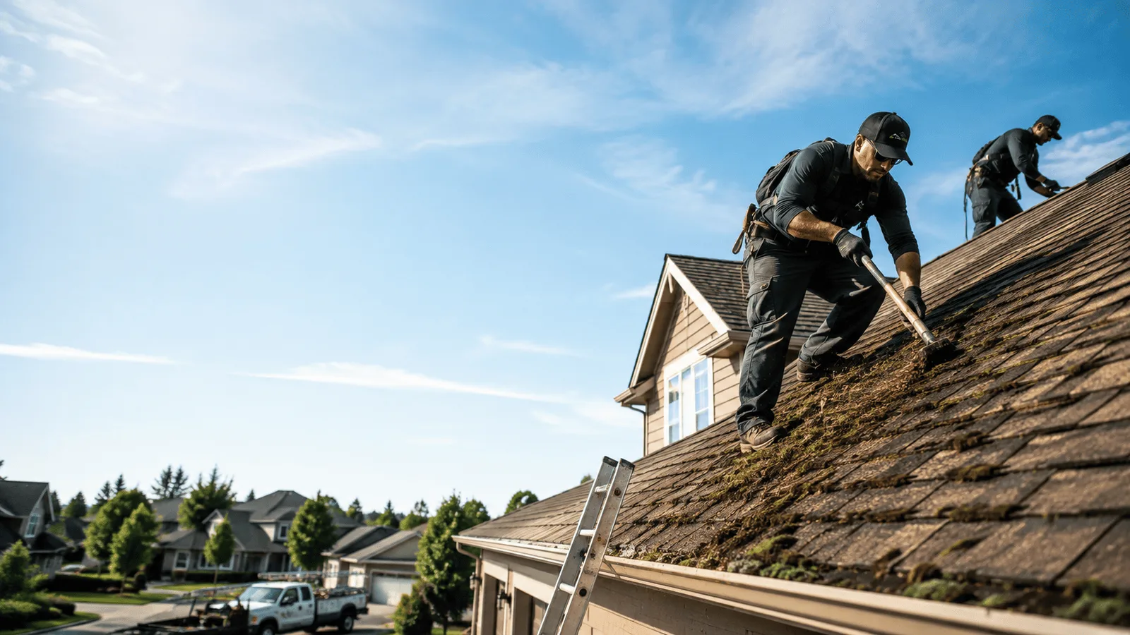 Roof Moss Removal in Freeland, MI near me